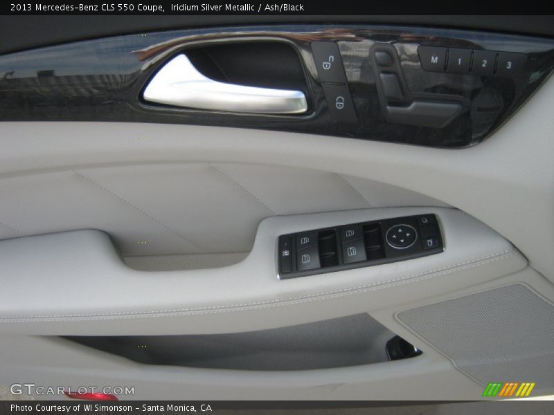 Iridium Silver Metallic / Ash/Black 2013 Mercedes-Benz CLS 550 Coupe