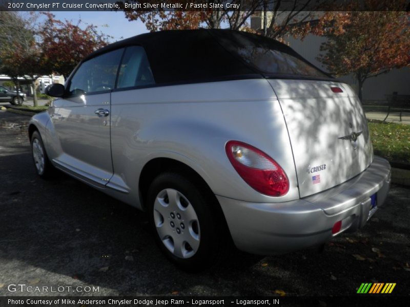 Bright Silver Metallic / Pastel Slate Gray 2007 Chrysler PT Cruiser Convertible