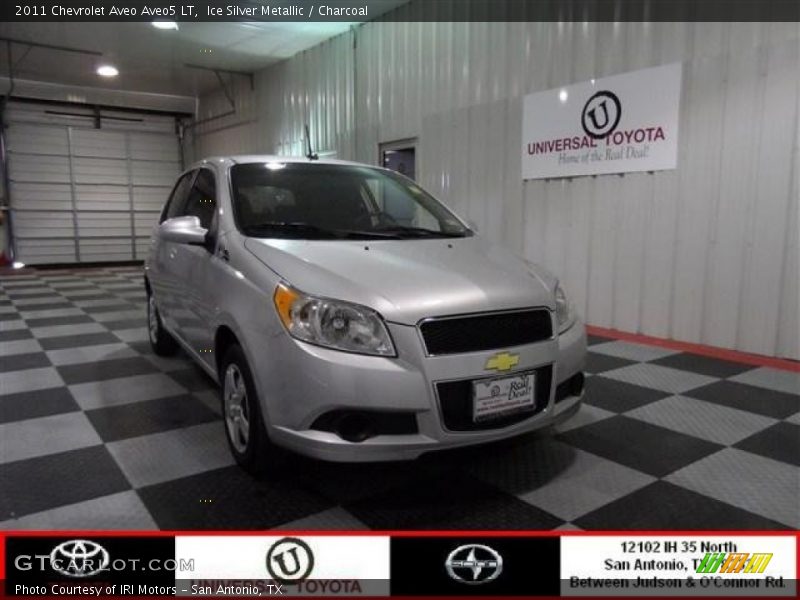 Ice Silver Metallic / Charcoal 2011 Chevrolet Aveo Aveo5 LT