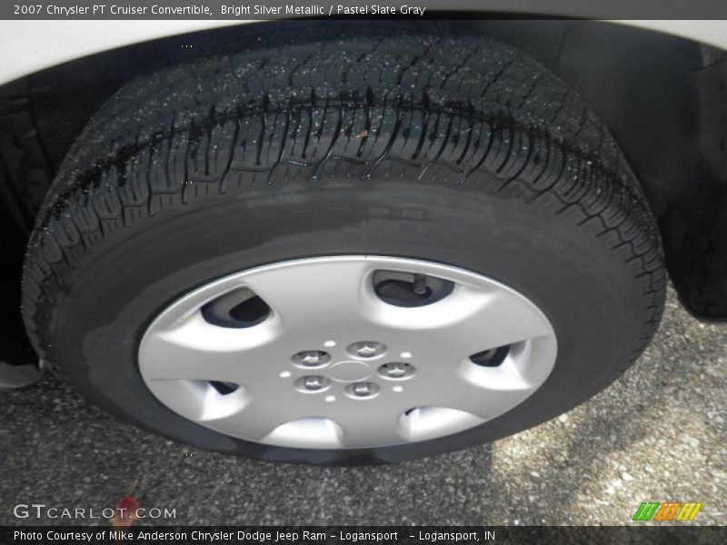 Bright Silver Metallic / Pastel Slate Gray 2007 Chrysler PT Cruiser Convertible