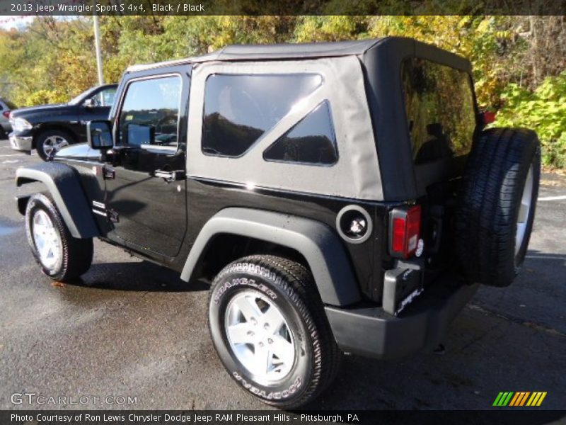 Black / Black 2013 Jeep Wrangler Sport S 4x4
