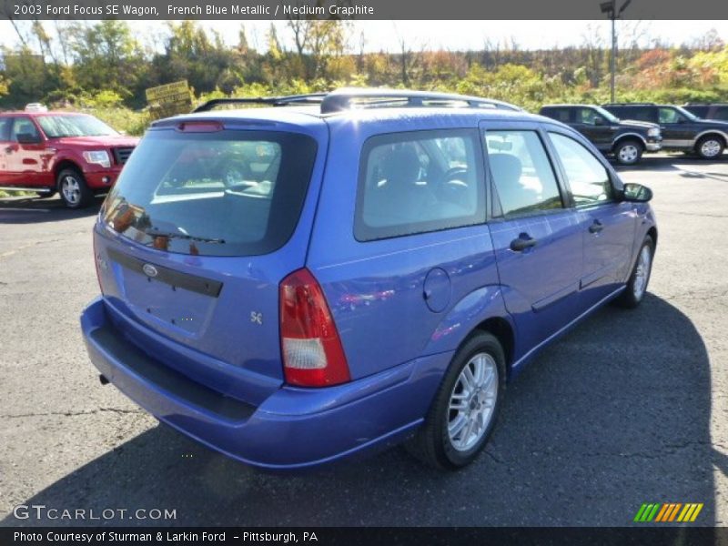 French Blue Metallic / Medium Graphite 2003 Ford Focus SE Wagon