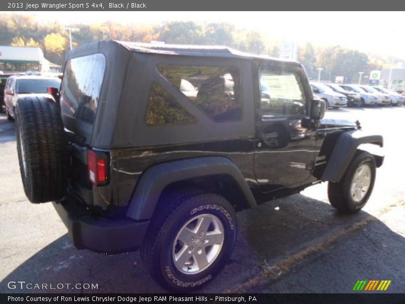 Black / Black 2013 Jeep Wrangler Sport S 4x4