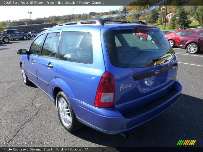 French Blue Metallic / Medium Graphite 2003 Ford Focus SE Wagon