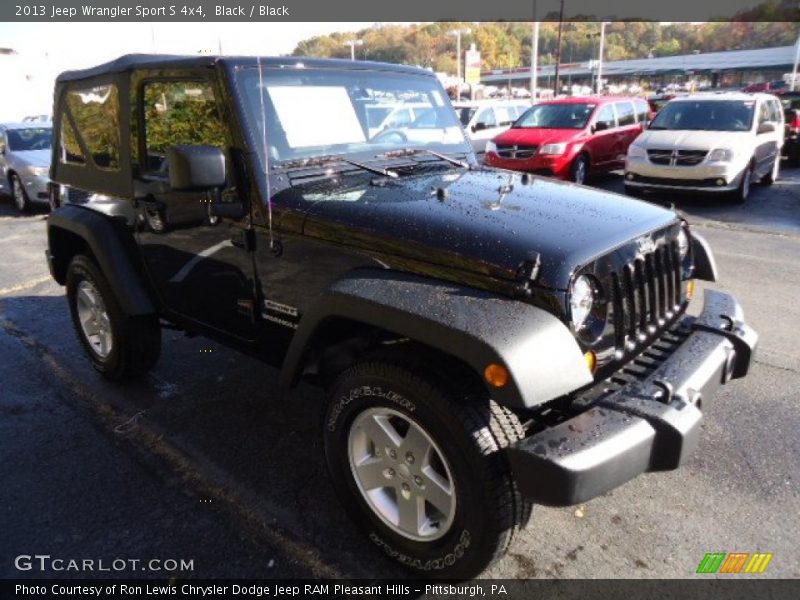Black / Black 2013 Jeep Wrangler Sport S 4x4