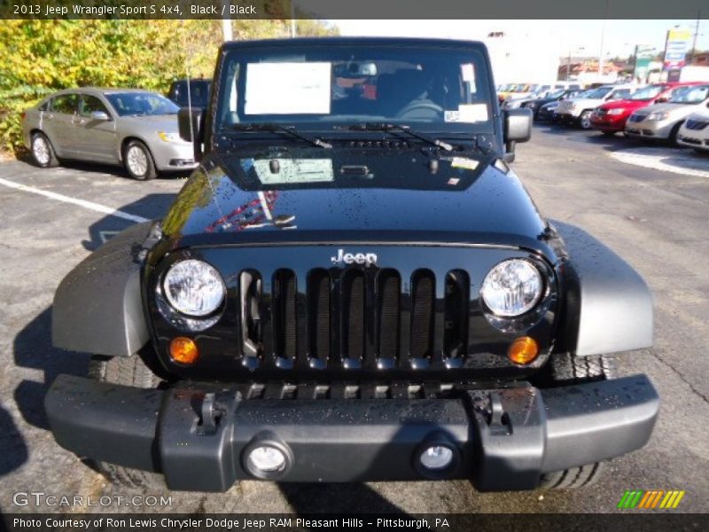 Black / Black 2013 Jeep Wrangler Sport S 4x4
