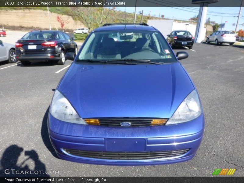 French Blue Metallic / Medium Graphite 2003 Ford Focus SE Wagon