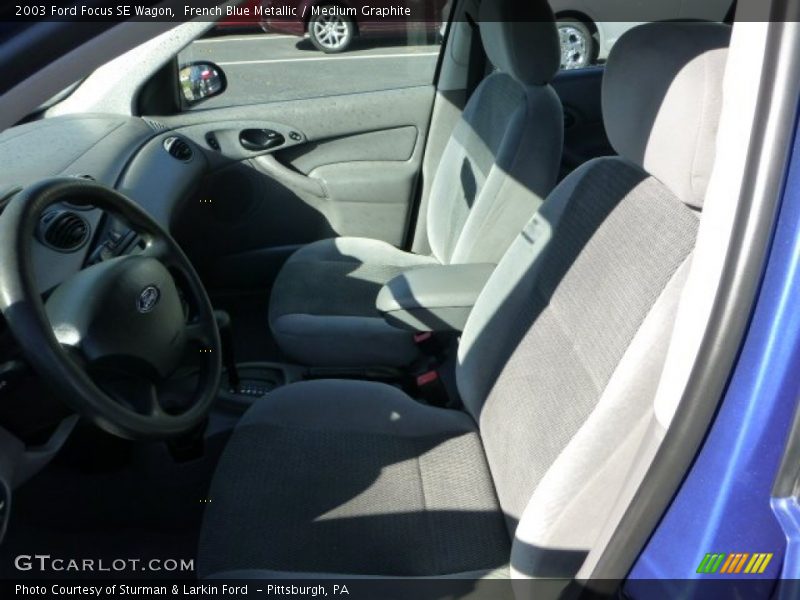 French Blue Metallic / Medium Graphite 2003 Ford Focus SE Wagon
