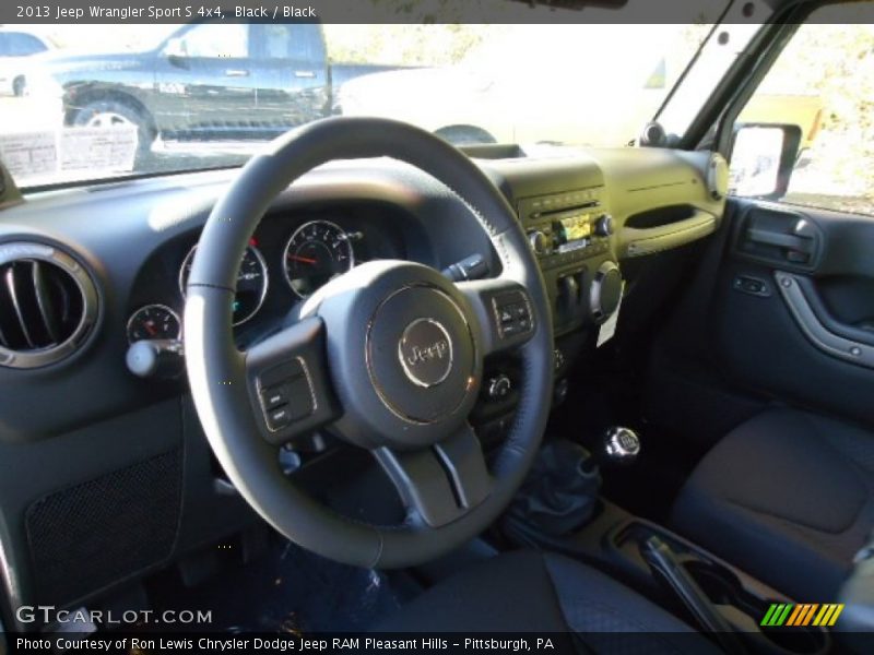 Black / Black 2013 Jeep Wrangler Sport S 4x4