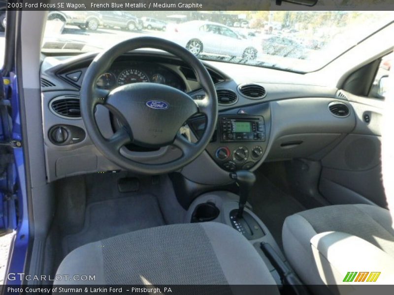 French Blue Metallic / Medium Graphite 2003 Ford Focus SE Wagon