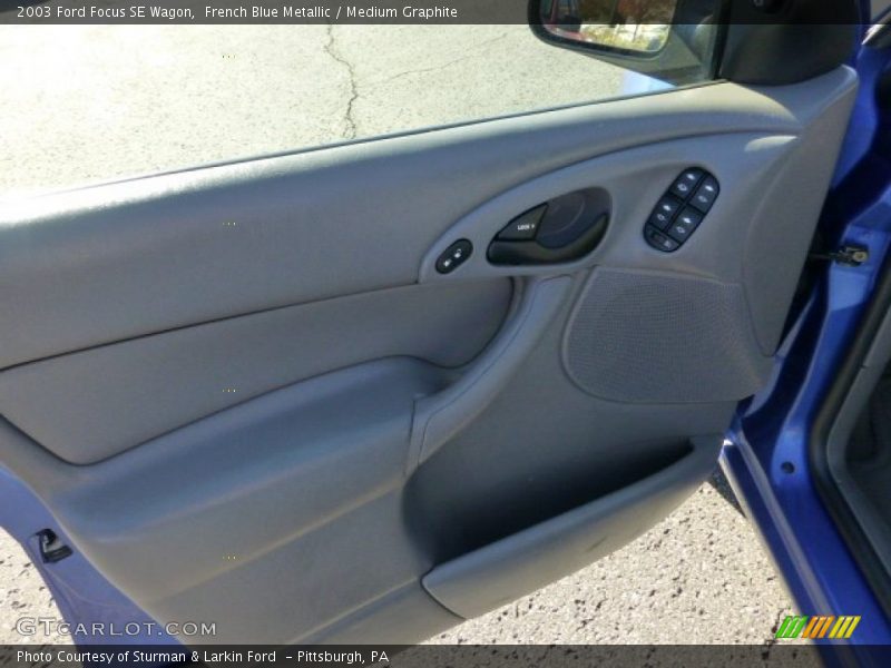 French Blue Metallic / Medium Graphite 2003 Ford Focus SE Wagon