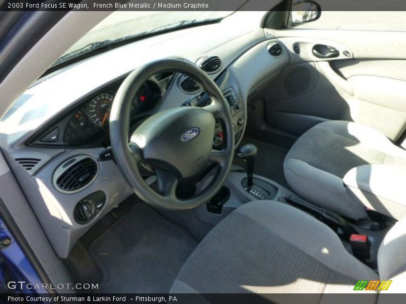 French Blue Metallic / Medium Graphite 2003 Ford Focus SE Wagon