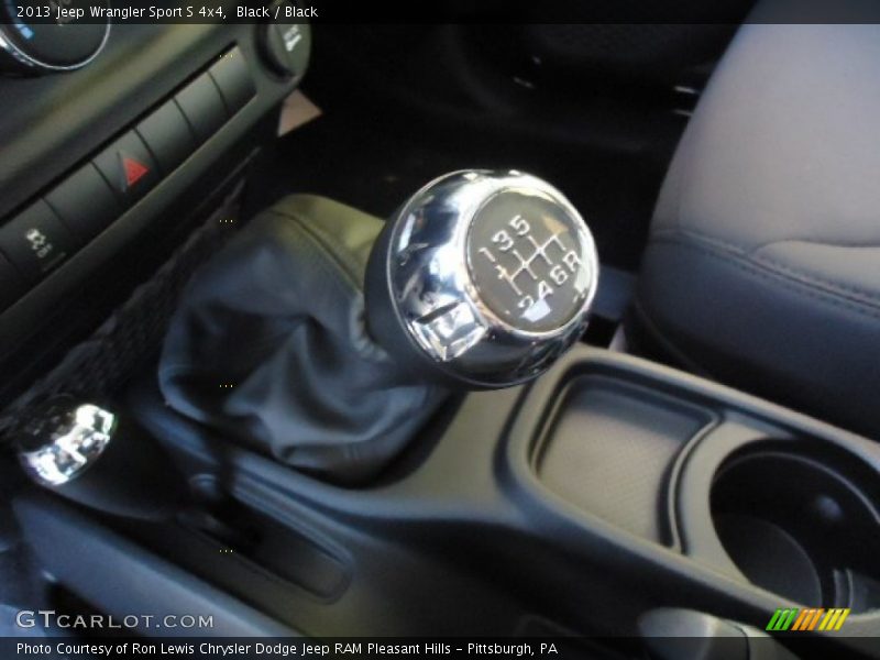 Black / Black 2013 Jeep Wrangler Sport S 4x4