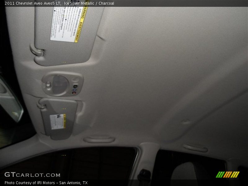 Ice Silver Metallic / Charcoal 2011 Chevrolet Aveo Aveo5 LT