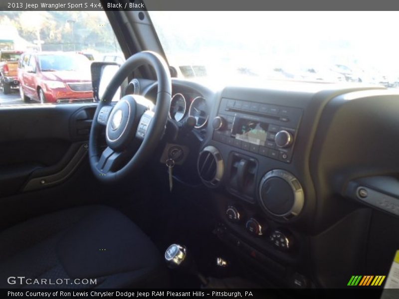 Black / Black 2013 Jeep Wrangler Sport S 4x4