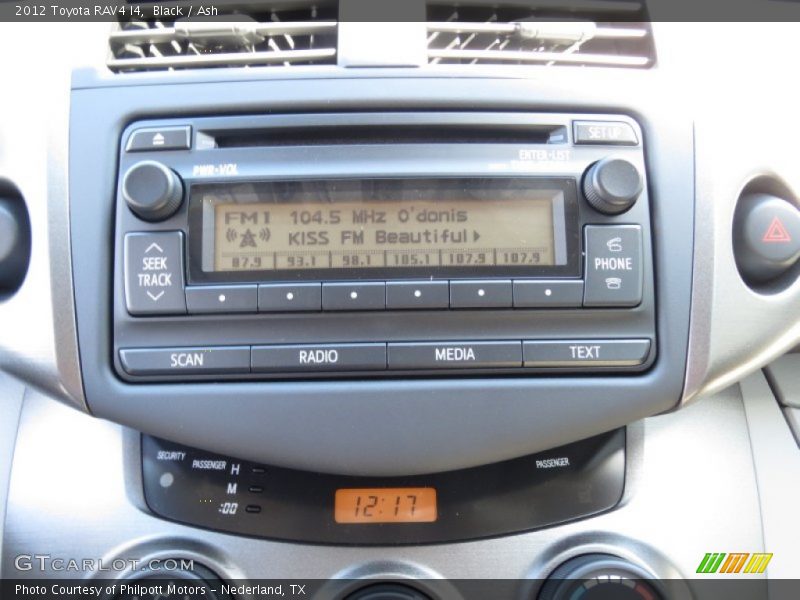 Audio System of 2012 RAV4 I4