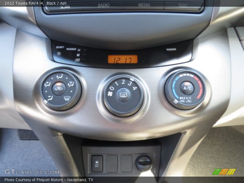 Controls of 2012 RAV4 I4