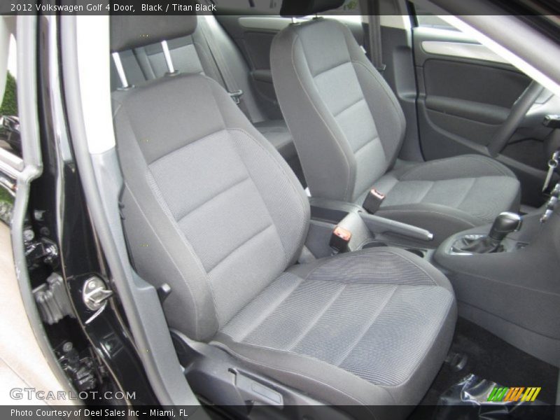 Black / Titan Black 2012 Volkswagen Golf 4 Door
