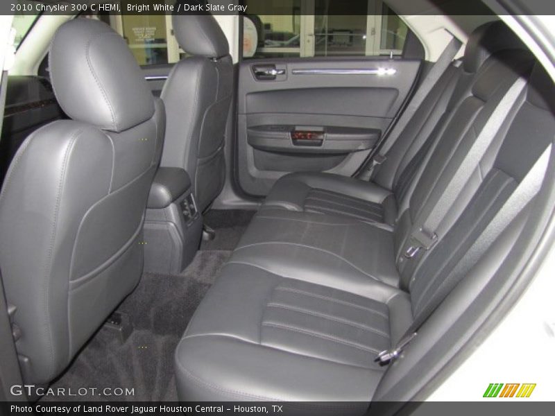 Bright White / Dark Slate Gray 2010 Chrysler 300 C HEMI