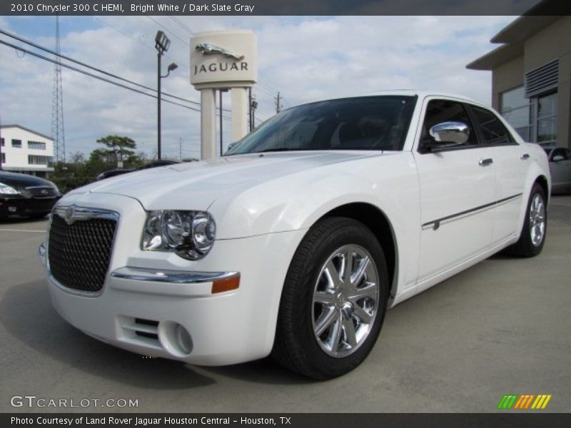 Bright White / Dark Slate Gray 2010 Chrysler 300 C HEMI