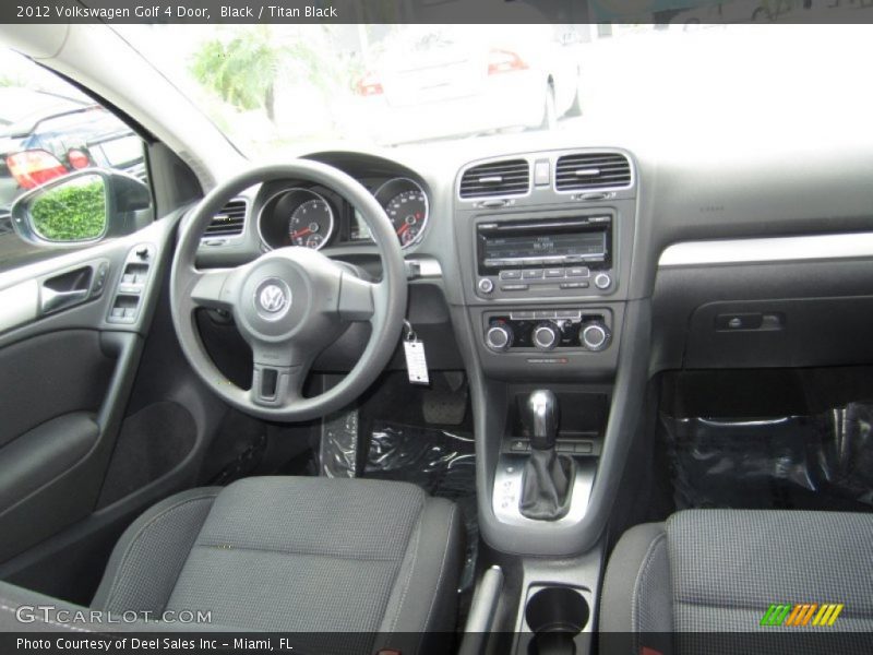 Black / Titan Black 2012 Volkswagen Golf 4 Door