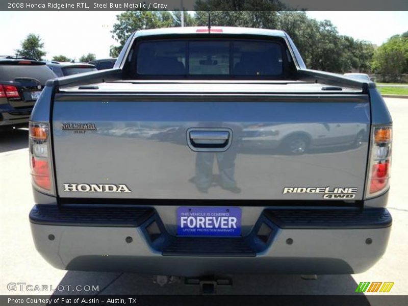 Steel Blue Metallic / Gray 2008 Honda Ridgeline RTL