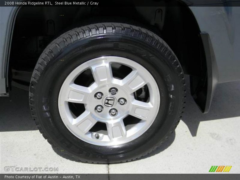 Steel Blue Metallic / Gray 2008 Honda Ridgeline RTL