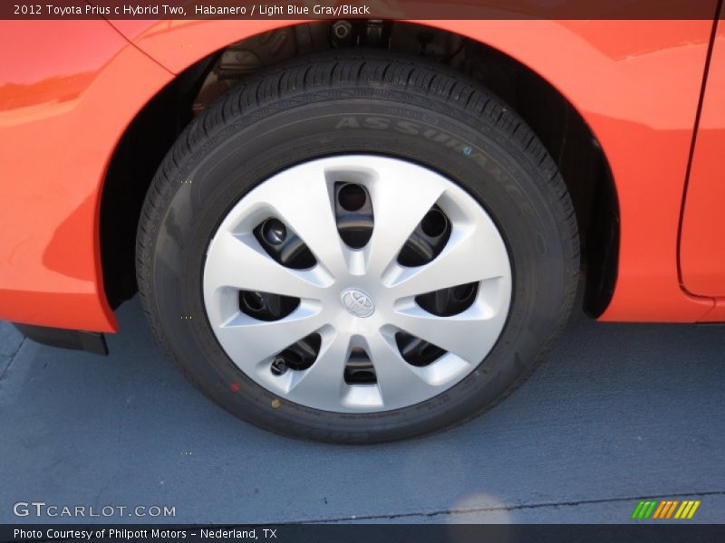  2012 Prius c Hybrid Two Wheel
