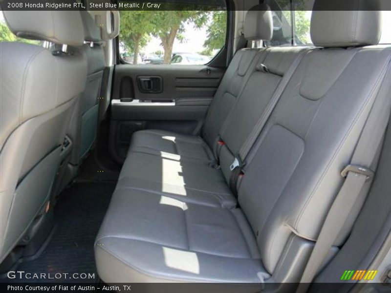 Steel Blue Metallic / Gray 2008 Honda Ridgeline RTL