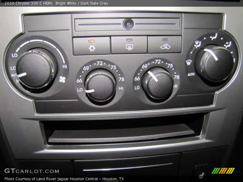 Bright White / Dark Slate Gray 2010 Chrysler 300 C HEMI