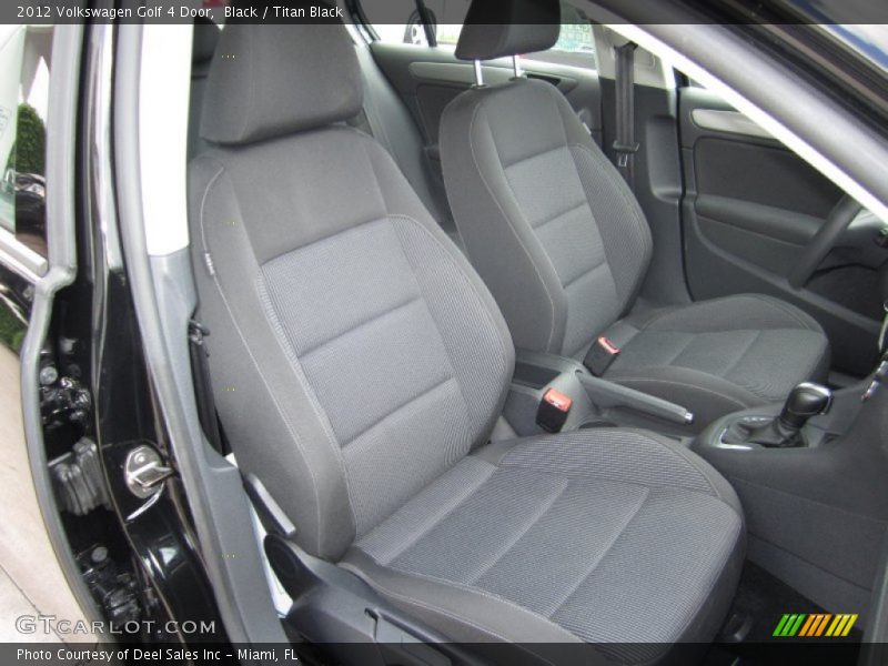 Black / Titan Black 2012 Volkswagen Golf 4 Door