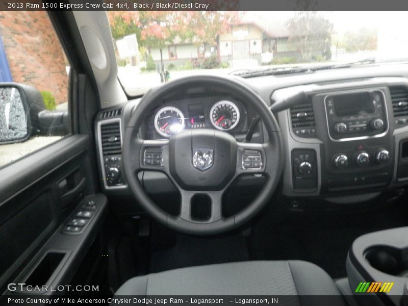 Black / Black/Diesel Gray 2013 Ram 1500 Express Crew Cab 4x4