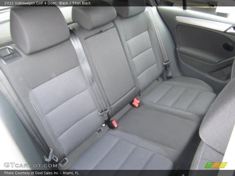 Black / Titan Black 2012 Volkswagen Golf 4 Door