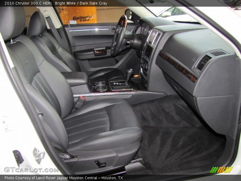 Bright White / Dark Slate Gray 2010 Chrysler 300 C HEMI