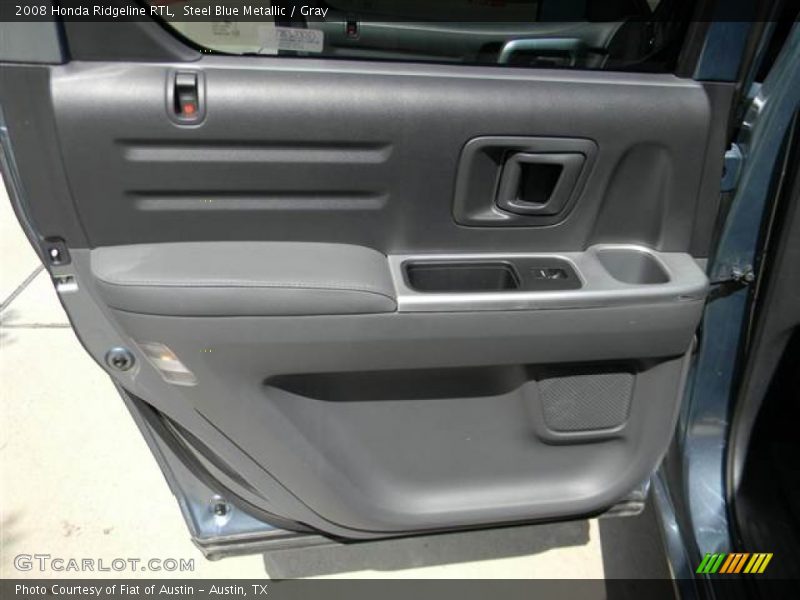 Steel Blue Metallic / Gray 2008 Honda Ridgeline RTL
