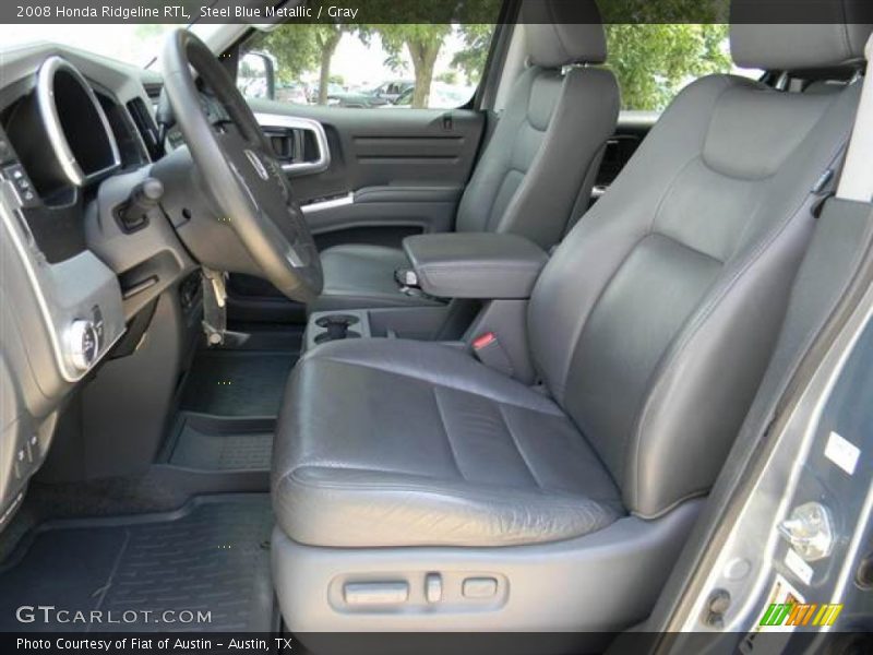 Steel Blue Metallic / Gray 2008 Honda Ridgeline RTL