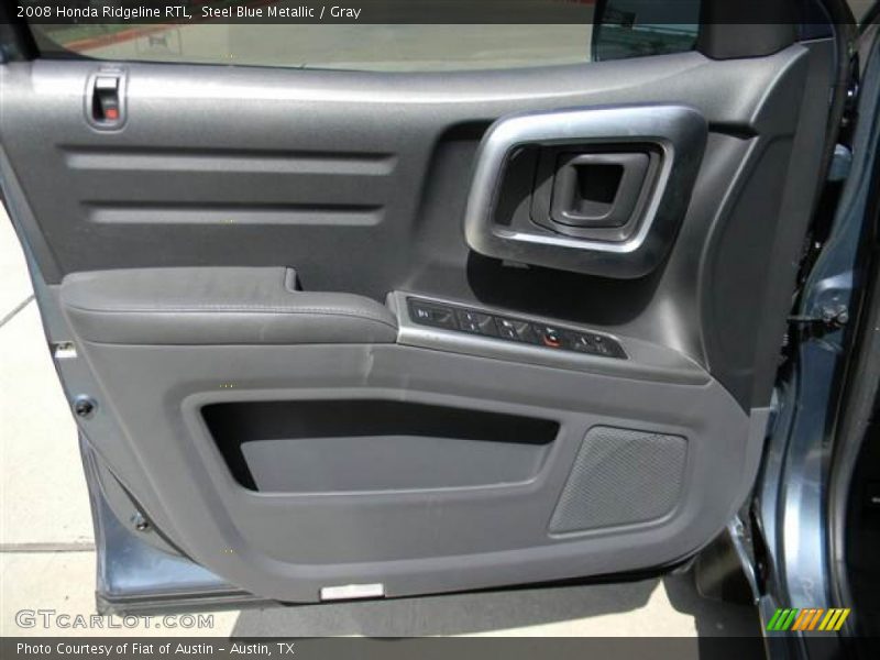 Steel Blue Metallic / Gray 2008 Honda Ridgeline RTL