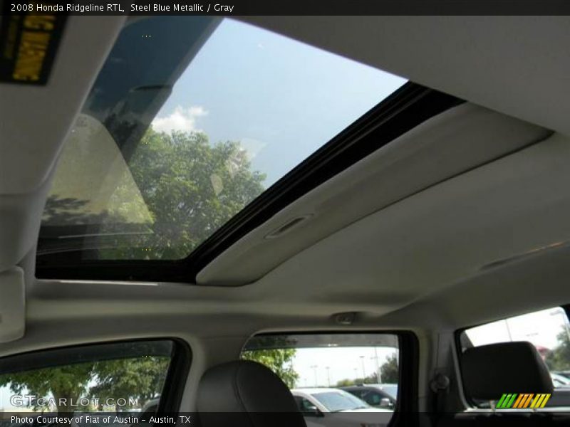 Steel Blue Metallic / Gray 2008 Honda Ridgeline RTL
