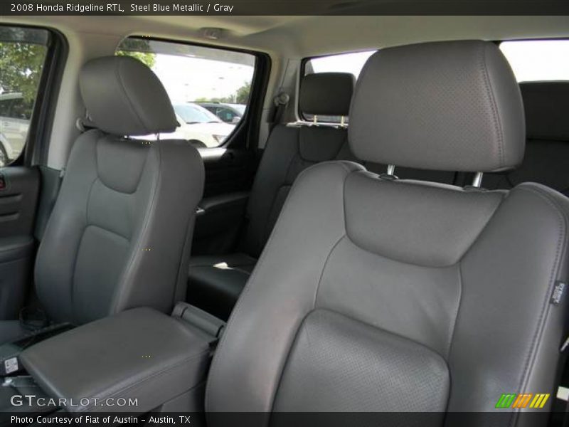 Steel Blue Metallic / Gray 2008 Honda Ridgeline RTL