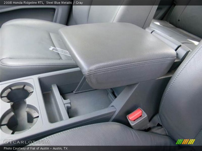 Steel Blue Metallic / Gray 2008 Honda Ridgeline RTL