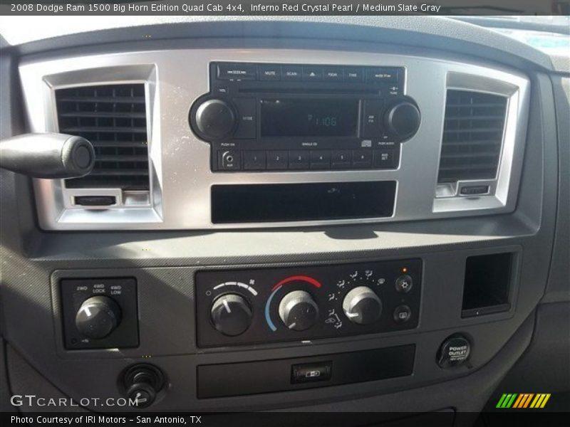 Inferno Red Crystal Pearl / Medium Slate Gray 2008 Dodge Ram 1500 Big Horn Edition Quad Cab 4x4