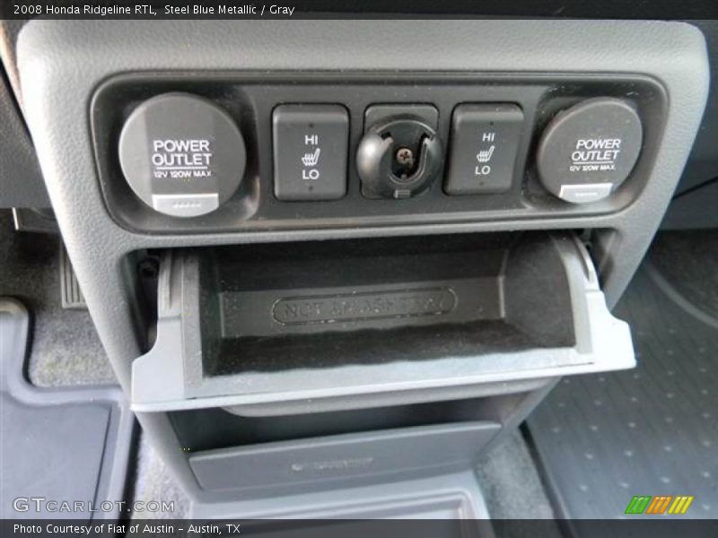 Steel Blue Metallic / Gray 2008 Honda Ridgeline RTL
