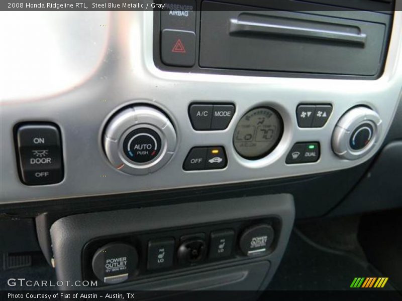 Steel Blue Metallic / Gray 2008 Honda Ridgeline RTL