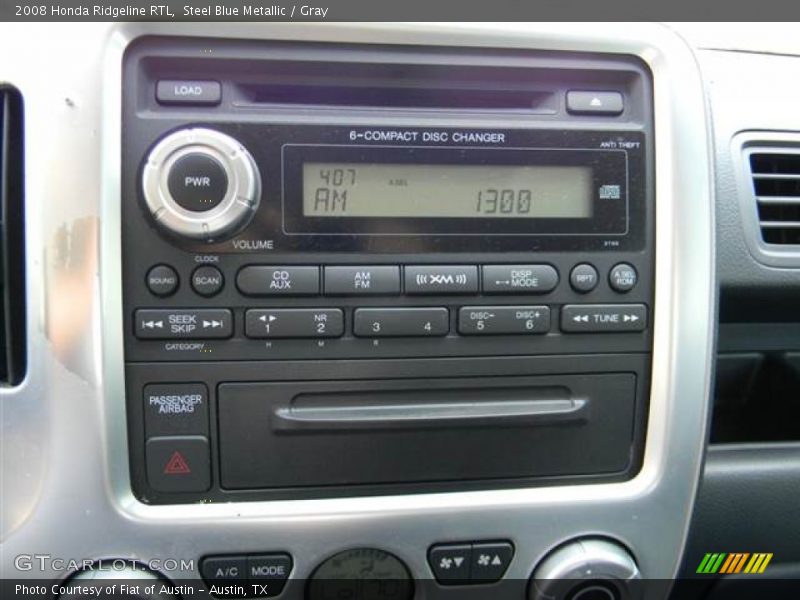 Steel Blue Metallic / Gray 2008 Honda Ridgeline RTL