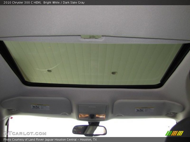 Bright White / Dark Slate Gray 2010 Chrysler 300 C HEMI
