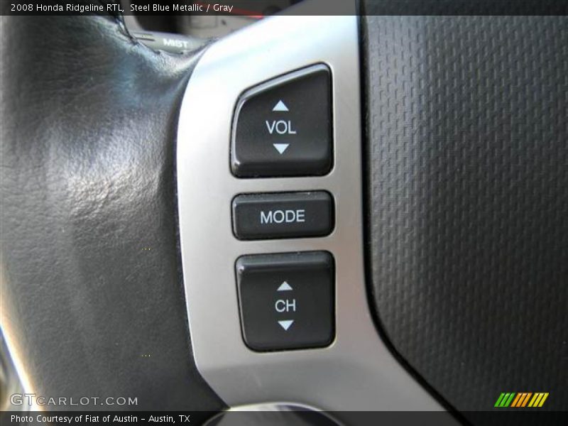 Steel Blue Metallic / Gray 2008 Honda Ridgeline RTL
