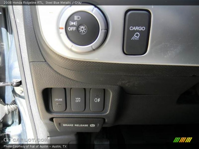 Steel Blue Metallic / Gray 2008 Honda Ridgeline RTL