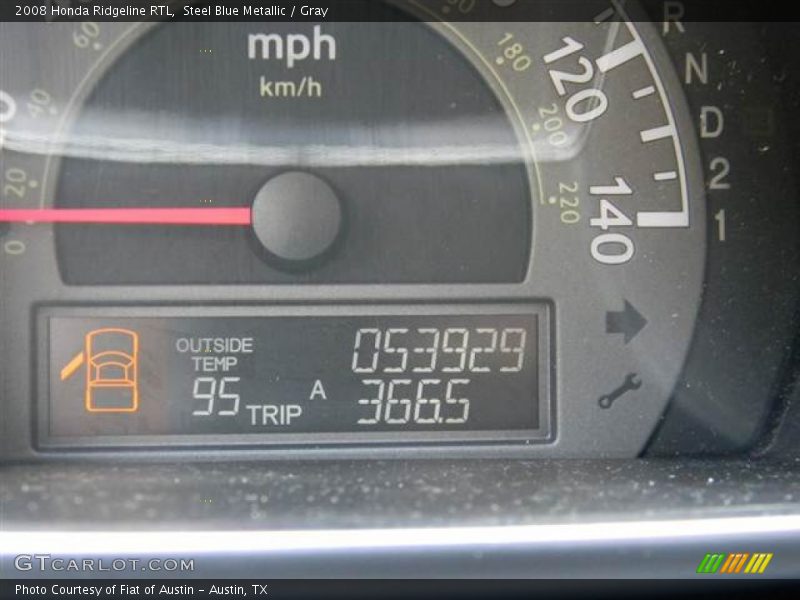 Steel Blue Metallic / Gray 2008 Honda Ridgeline RTL