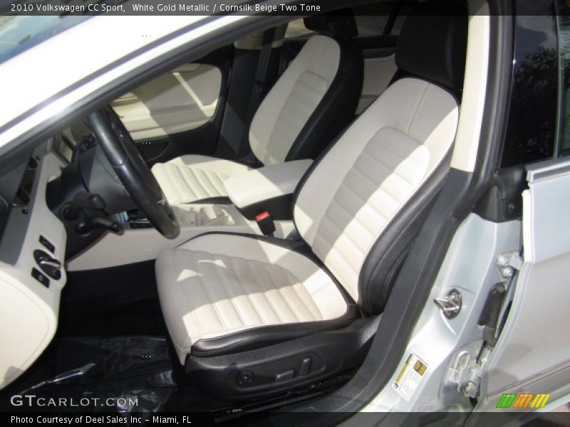 White Gold Metallic / Cornsilk Beige Two Tone 2010 Volkswagen CC Sport