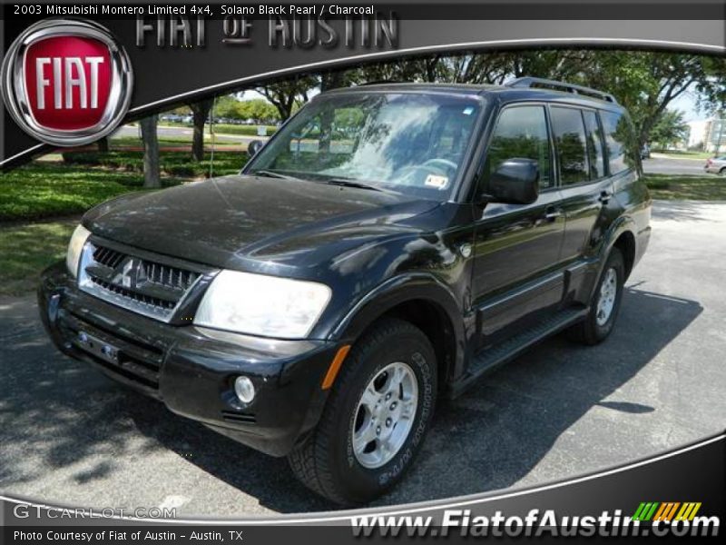 Solano Black Pearl / Charcoal 2003 Mitsubishi Montero Limited 4x4